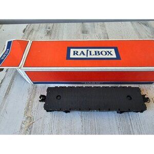 Railhead Lionel black flat car DT&I vintage railbox new